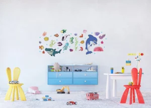 Wall Stickers Dolphin, 65 x 85 cm, K 0822 - Image 4