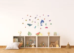 Wall Stickers Dolphin, 42.5 x 65 cm, K 0823 - Image 2