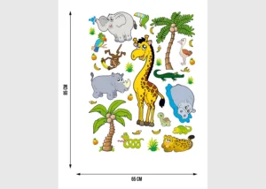 Wall Stickers Jungle, 65 x 85 cm, K 0824 - Image 4