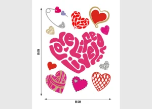 Wall Stickers Love Life | 65 x 85 cm | K 0838 - Image 2