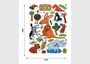 Wall Stickers Zoo, 65 x 85 cm, K 1047 - Image 4
