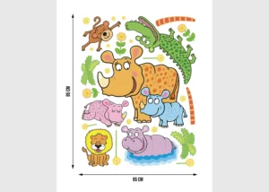 Wall Stickers Rhino | 65 x 85 cm | F 1051 - Image 2