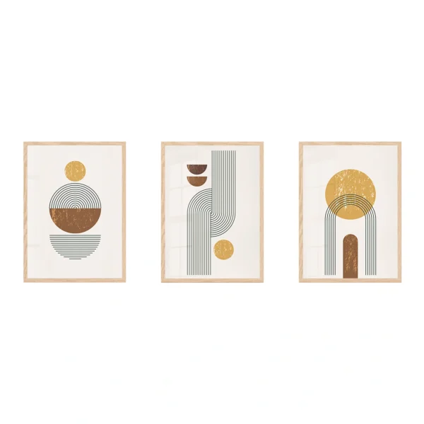 Poster Set Abstract, 3 x A3, P3 351427