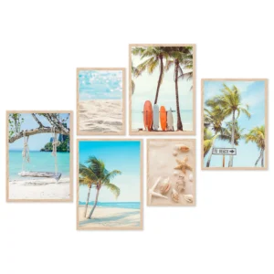 Sada oboustranných plakátů Pláž | 4 x A3, 2 x A4 | P6 351371 - Obrázek 4