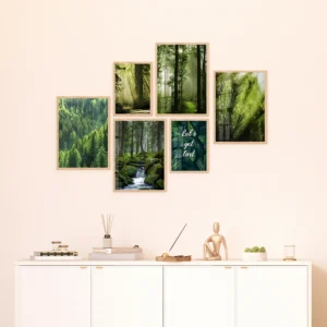 Poster Set Forest, 4 x A3, 2 x A4, P6 351315 - Image 2