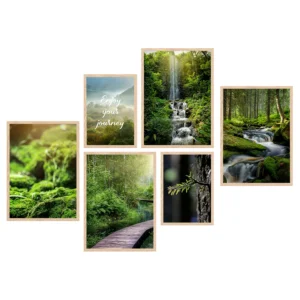 Poster Set Forest, 4 x A3, 2 x A4, P6 351315 - Image 4
