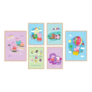 Sada oboustranných plakátů Prasátko Peppa | 2 x A3, 4 x A4 | P6 351385 - Obrázek 2