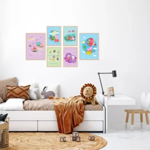 Sada oboustranných plakátů Prasátko Peppa | 2 x A3, 4 x A4 | P6 351385 - Obrázek 3