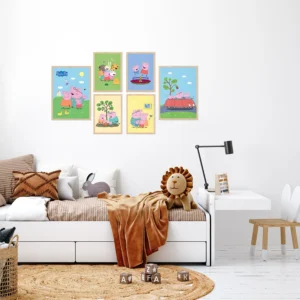 Sada oboustranných plakátů Prasátko Peppa | 2 x A3, 4 x A4 | P6 351385 - Obrázek 5
