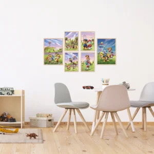 Sada oboustranných plakátů Tlapková Patrola | 2 x A3, 4 x A4 | P6 351399 - Obrázek 3