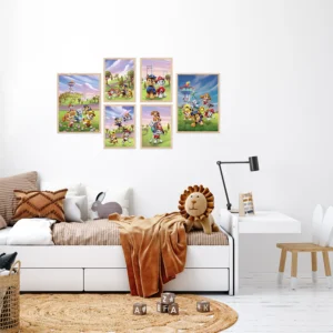 Sada oboustranných plakátů Tlapková Patrola | 2 x A3, 4 x A4 | P6 351399 - Obrázek 4