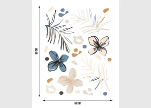 Wall Stickers Vector Florals | 65 x 85 cm | SB 4201 - Image 4