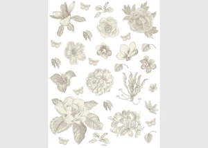 Wall Stickers Faded Blooms | 65 x 85 cm | SB 4203