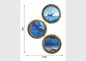 Samolepka na zeď Pohled na Moře | 42.5 x 65 cm | SM 3435 - Obrázek 5