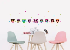Wall Stickers Owls, 42,5 x 65 cm, SM 3437 - Image 4