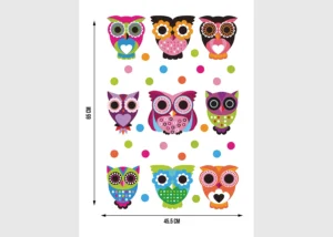 Wall Stickers Owls, 42,5 x 65 cm, SM 3437 - Image 5
