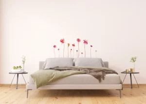 Wall Stickers Red Flowers, 42,5 x 65 cm, SM 3438 - Image 2