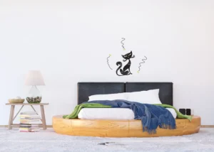 Samolepka na zeď Černá Kočka | 42.5 x 65 cm | SM 3439 - Obrázek 4