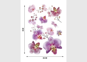 Samolepka na zeď Orchideje | 42.5 x 65 cm | SM 3440 - Obrázek 5
