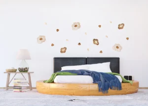 Wall Stickers Wooden Flowers | 42.5 x 65 cm | SM 3445 - Image 3