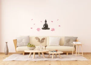 Samolepka na zeď Buddha | 42.5 x 65 cm | SM 3447 - Obrázek 3