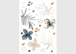 Wall Stickers Vector Florals | 42.5 x 65 cm | SM 3451