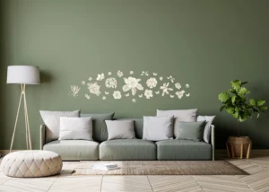 Wall Stickers Faded Blooms | 42.5 x 65 cm | SM 3453 - Image 4
