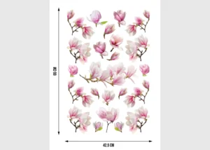 Wall Stickers Magnolia Branches | 42.5 x 65 cm | SM 3455 - Image 4
