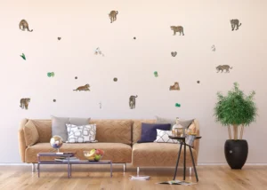 Wall Stickers Safari Leopards | 42.5 x 65 cm | SM 3463 - Image 2