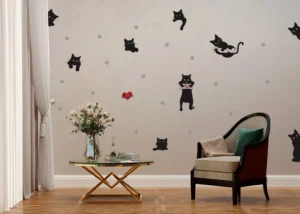 Wall Stickers Black Cats | 42.5 x 65 cm | SM 3465 - Obrázek 2