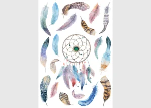 Wall Stickers Dream Catcher | 42.5 x 65 cm | SM 3469