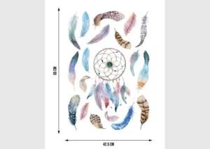 Wall Stickers Dream Catcher | 42.5 x 65 cm | SM 3469 - Image 3