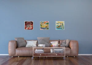 Wall Stickers USA Hot Rod, 30 x 30 cm, SS 3852 - Image 2