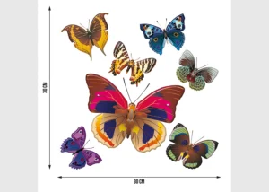 Samolepka na zeď Motýly | 30 x 30 cm | SS 3854 - Obrázek 3