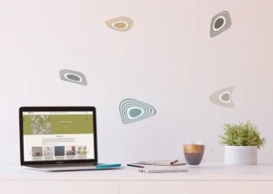 Samolepka na zeď Abstraktní Barvy | 30 x 30 cm | SS 3857 - Obrázek 2