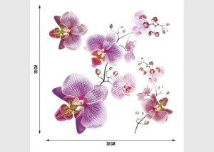 Samolepka na zeď Orchideje | 30 x 30 cm | SS 3859 - Obrázek 3