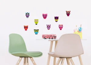 Wall Stickers Owls, 30 x 30 cm, SS 3860 - Obrázek 4