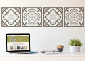 Samolepka na zeď Square Tiles | 30 x 30 cm | SS 3863 - Obrázek 2