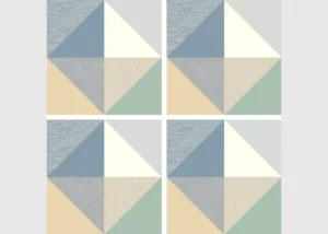 Samolepka na zeď Geometric Tiles | 30 x 30 cm | SS 3865