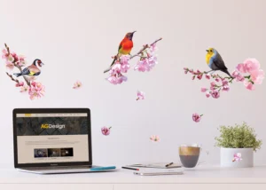 Wall Stickers Birds, 30 x 30 cm, SS 3881 - Obrázek 2