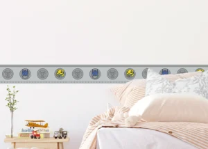 Dětská samolepící bordura na zeď Transformers Autoboti | 5 m x 13.8 cm | WBD 8043 - Obrázek 4