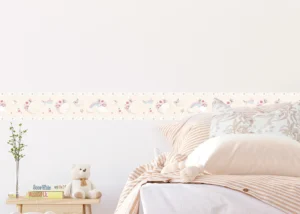 Dětská samolepící bordura na zeď Béžový Akvarelový Měsíc | 5 m x 13.8 cm | WBD 8045 - Obrázek 6