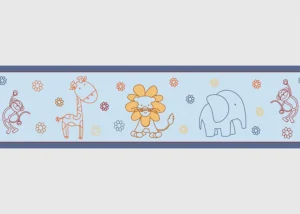 Wall Border Blue Fairy Tale | 5 m x 13.8 cm | WBD 8053