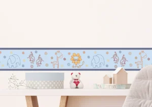 Wall Border Blue Fairy Tale | 5 m x 13.8 cm | WBD 8053 - Obrázek 3
