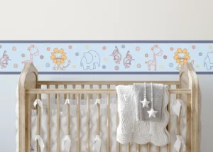 Wall Border Blue Fairy Tale | 5 m x 13.8 cm | WBD 8053 - Obrázek 4