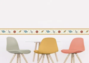 Wall Border Light Yellow Cosmos | 5 m x 13.8 cm | WBD 8057 - Obrázek 5