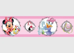 Wall Border Disney Minnie and Daisy | 5 m x 13.8 cm | WBD 8067