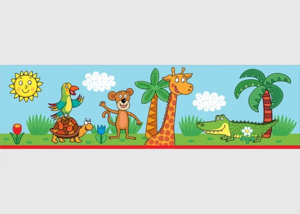 Wall Border Giraffe | 5 m x 9.7 cm | WBD 8093