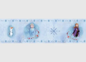 Wall Border Disney Frozen Snow Flakes | 5 m x 14 cm | WBD 8109