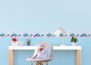 Wall Border Disney Frozen Silhouette | 5 m x 14 cm | WBD 8113 - Image 2